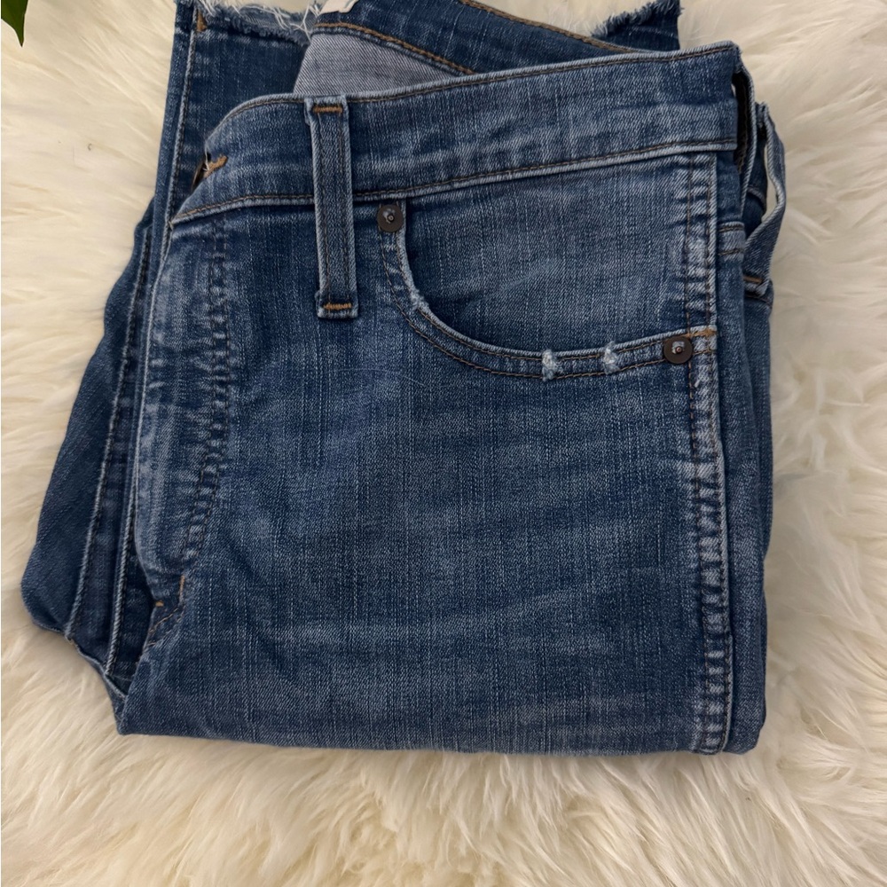 Madewell 10” High Rise Step Crop - Picture 4 of 6